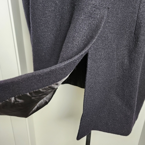 Blue Sky Tailored Wool Overcoat Plus Size - Picture 11 of 16